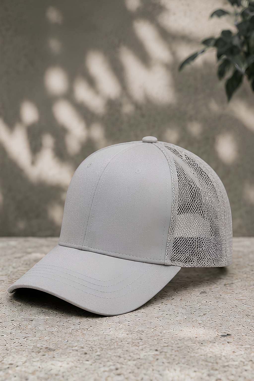 Grey Trucker Cap