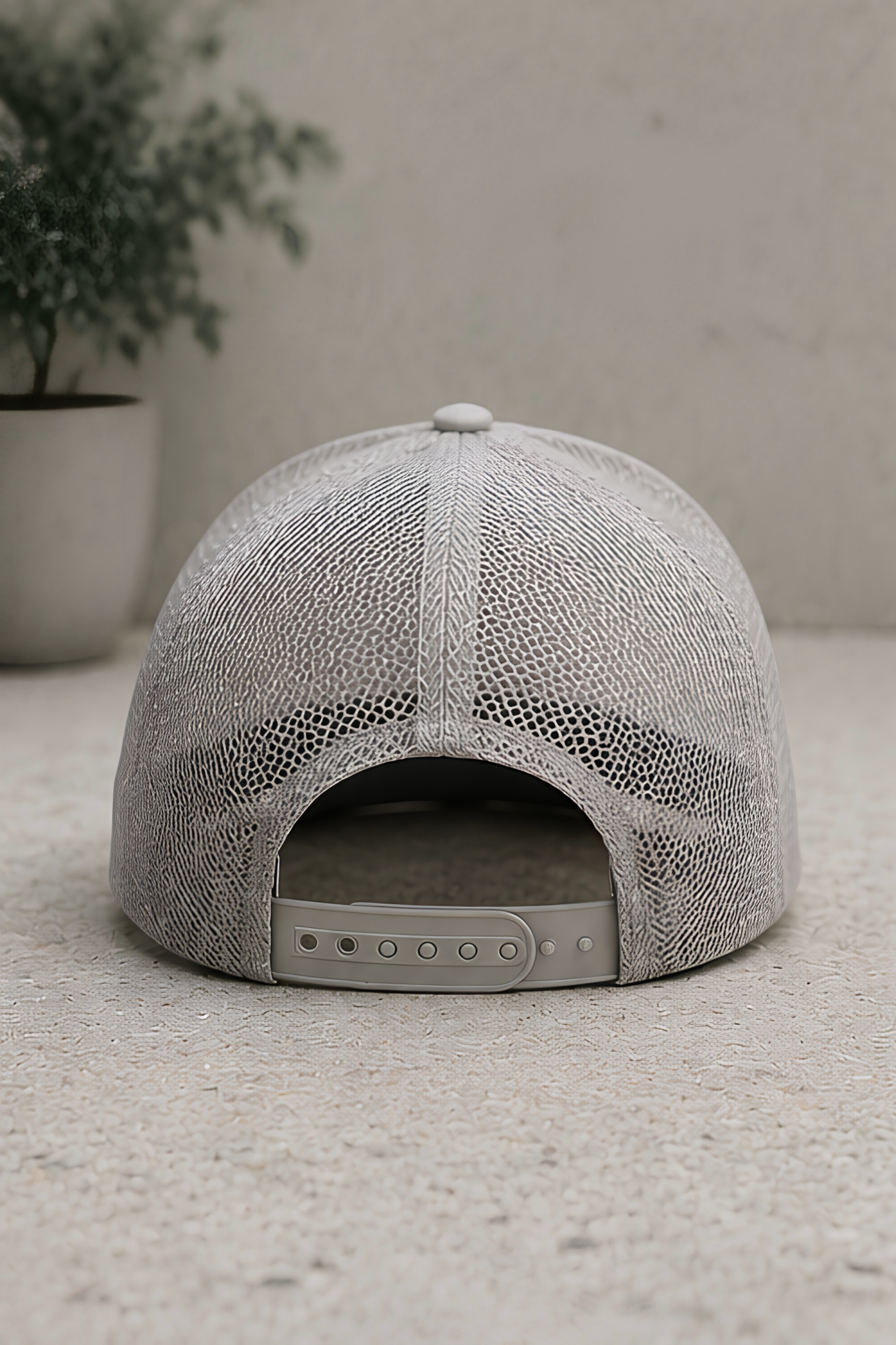 Grey Trucker Cap