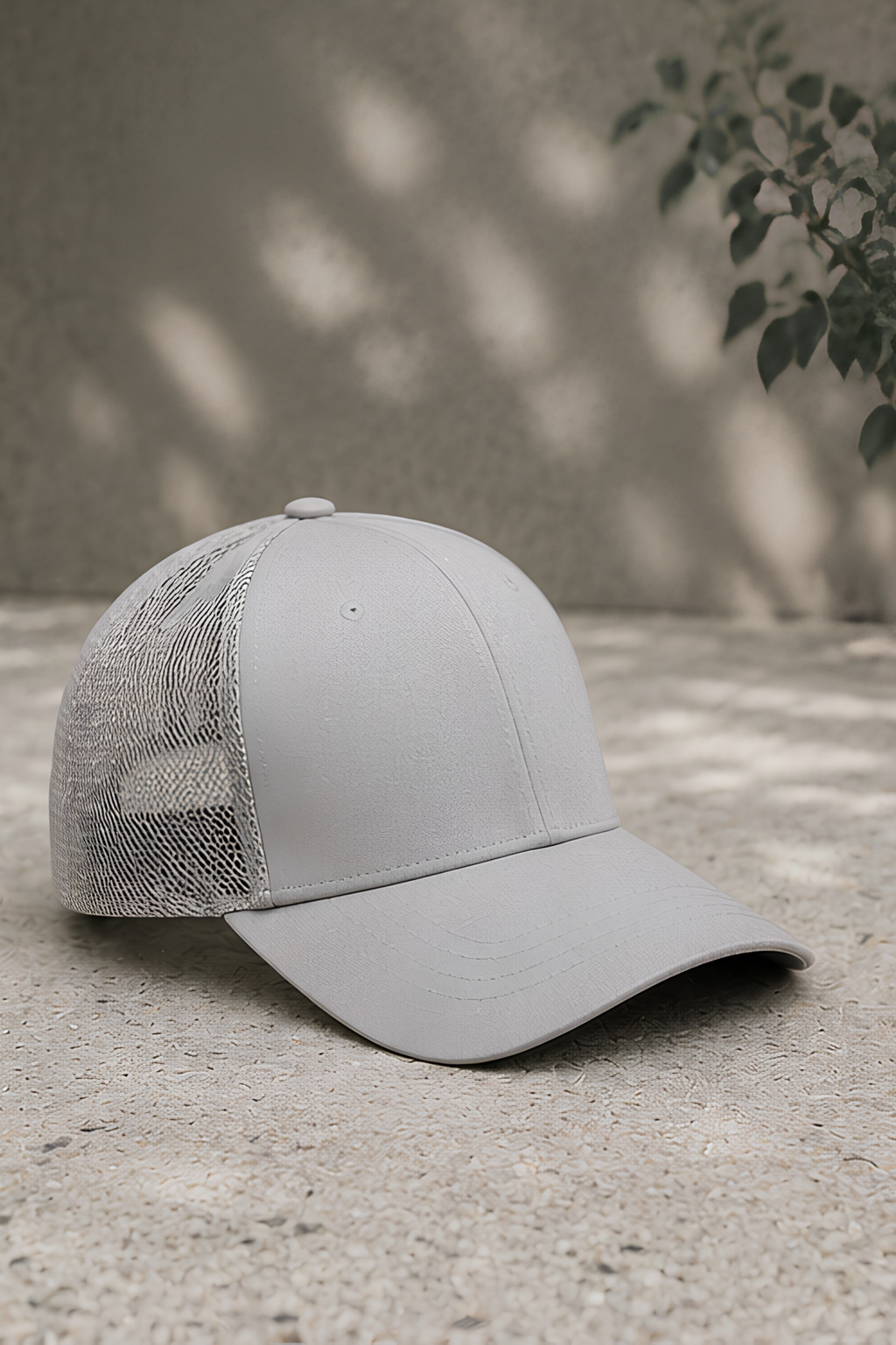 Grey Trucker Cap