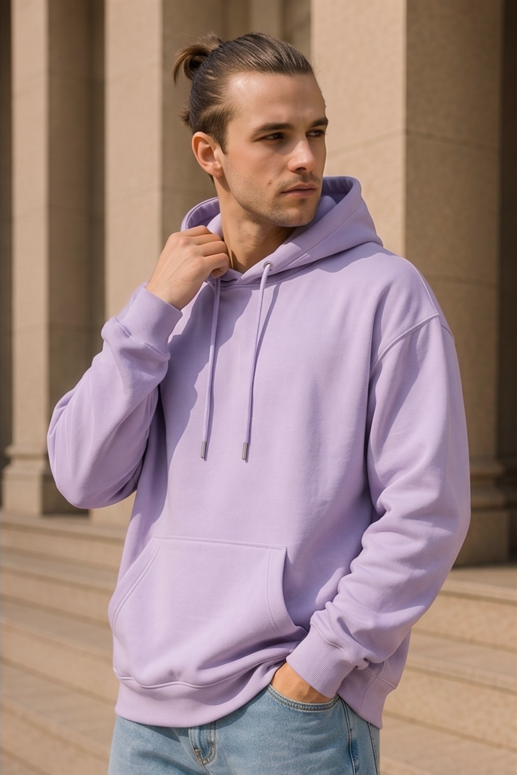 Lavender Oversized Hoodie