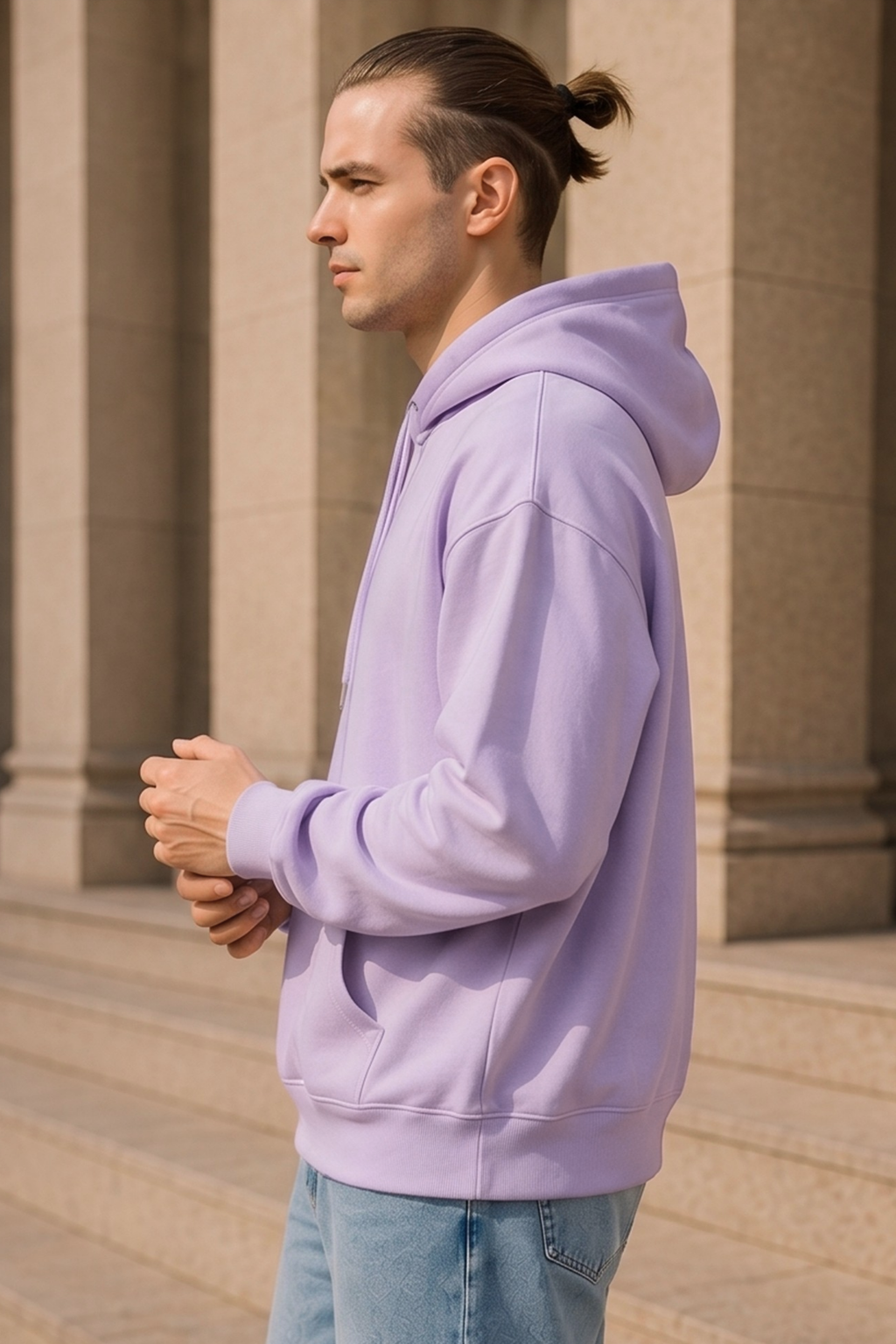Lavender Oversized Hoodie