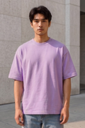 Lavender Terry Oversized T-Shirt