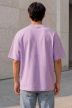 Lavender Terry Oversized T-Shirt