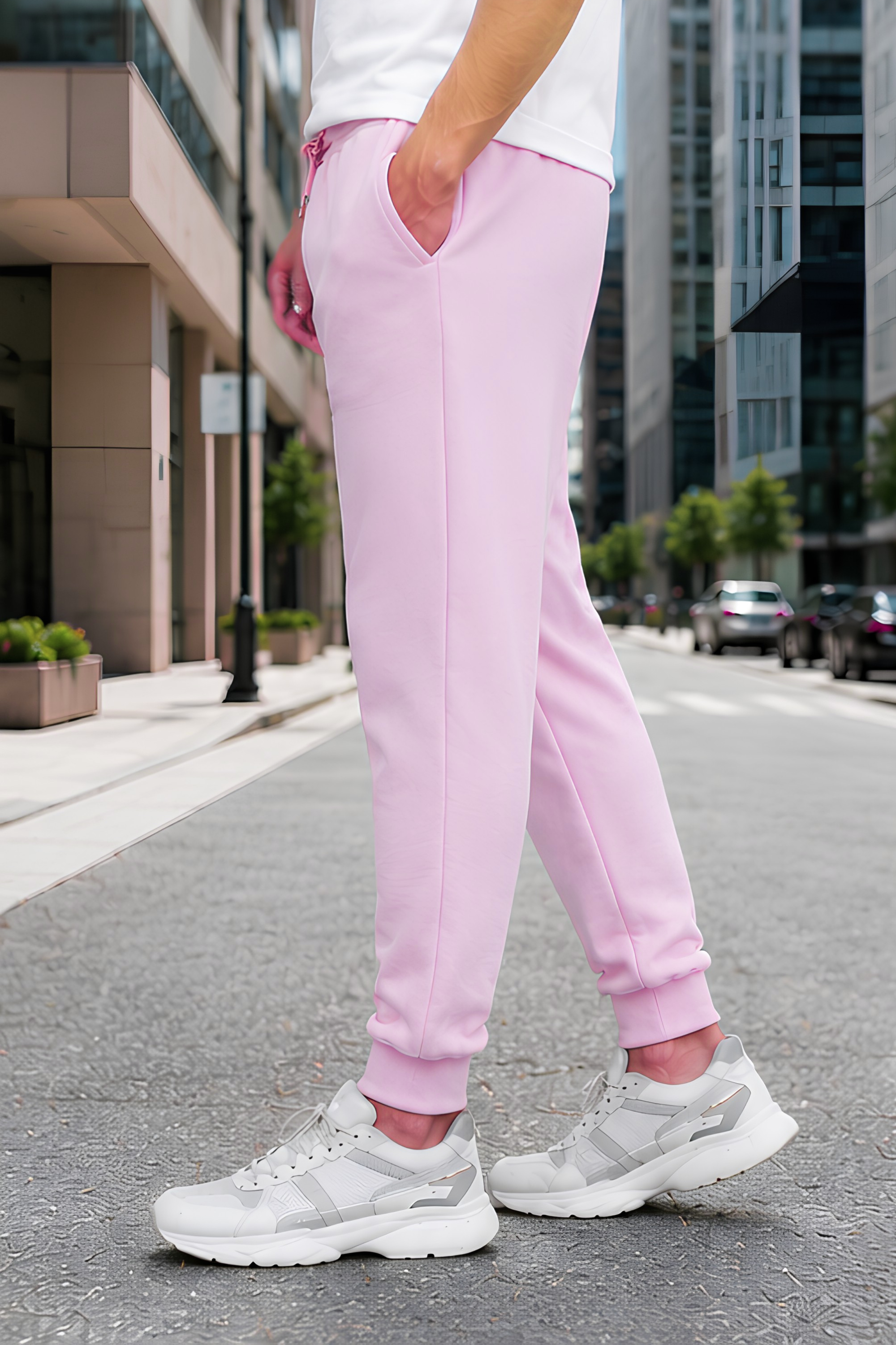Light Baby Pink Joggers