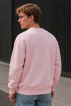 Light Baby Pink Oversized Sweatshirt