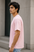 Light Baby Pink Stretch T-shirt