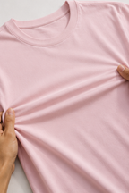 Light Baby Pink Stretch T-shirt