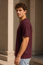 Maroon Supima T-Shirt