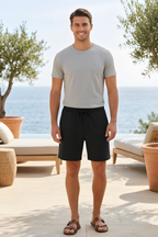 Black Terry Shorts