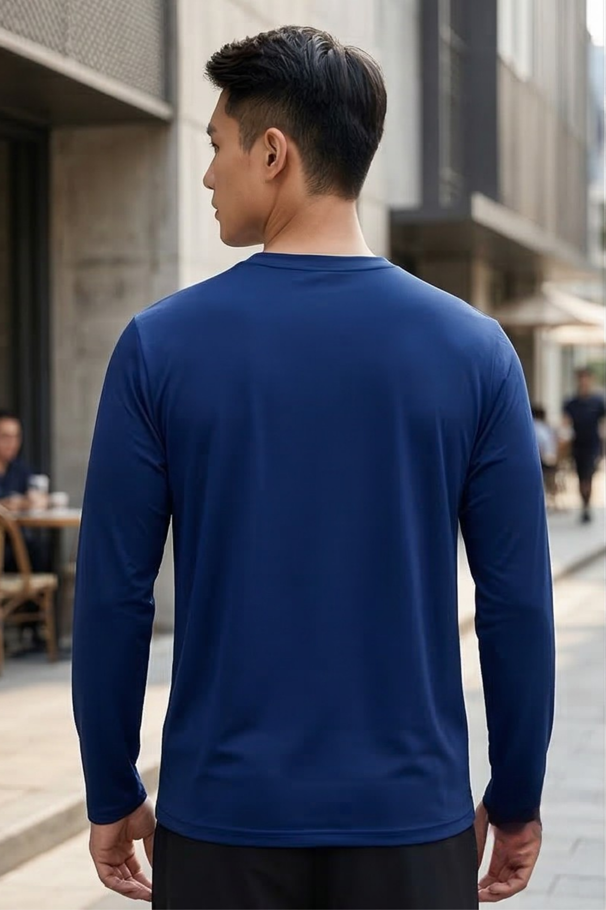 Royal Blue Men's Full Sleeve T-Shirt