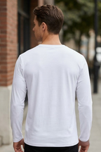 White Men's Full Sleeve T-Shirt