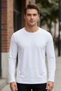 White Men's Full Sleeve T-Shirt