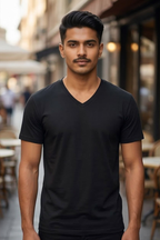 Black V Neck T-Shirt
