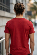 Red V Neck T-Shirt