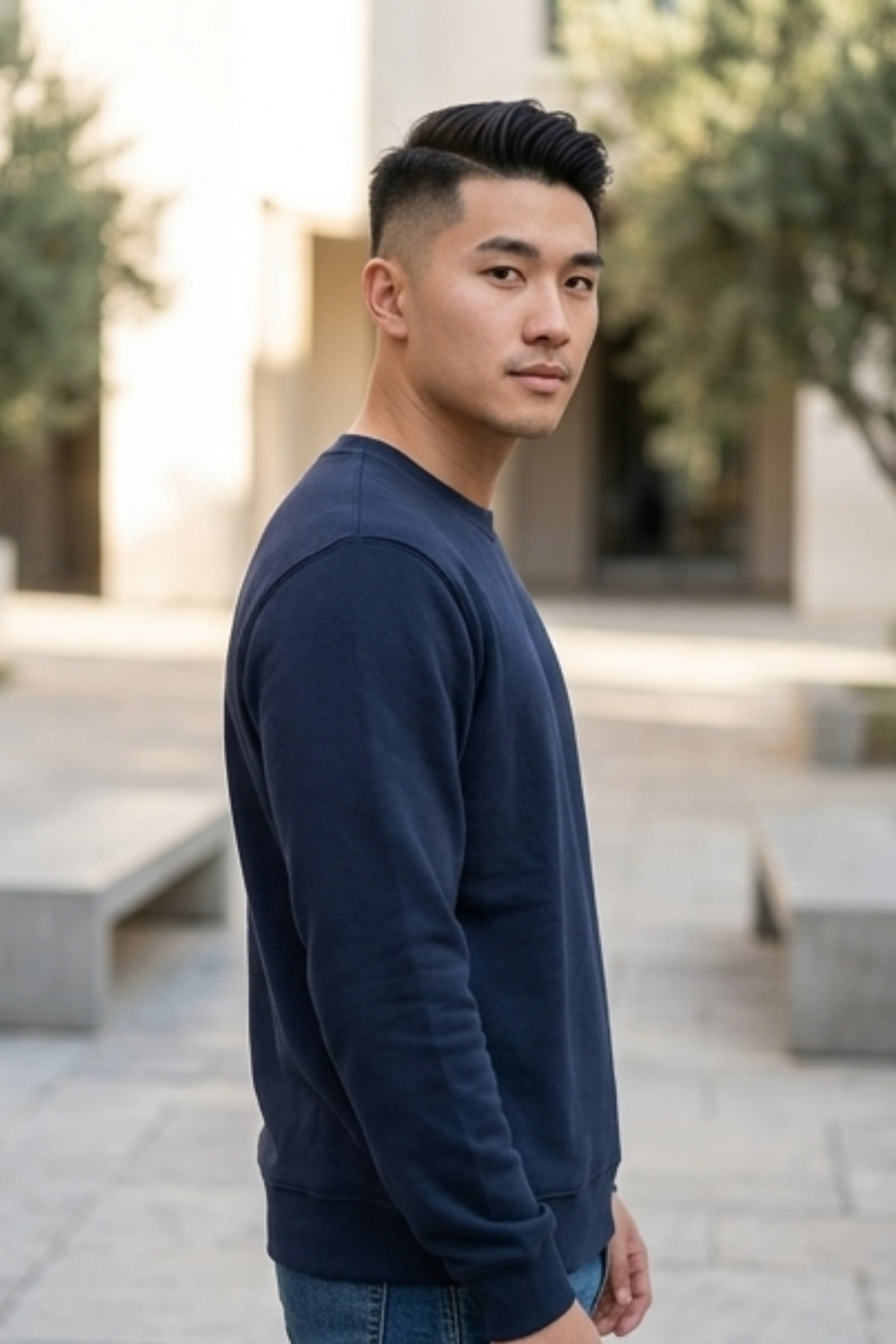 Navy Blue Sweatshirt