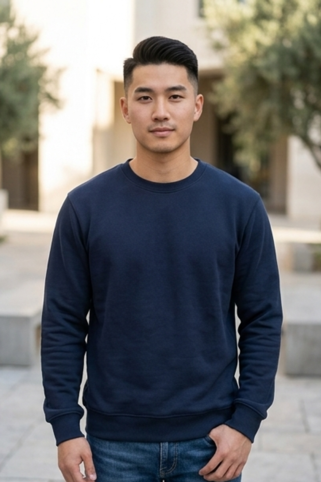 Navy Blue Sweatshirt