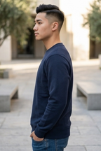 Navy Blue Sweatshirt