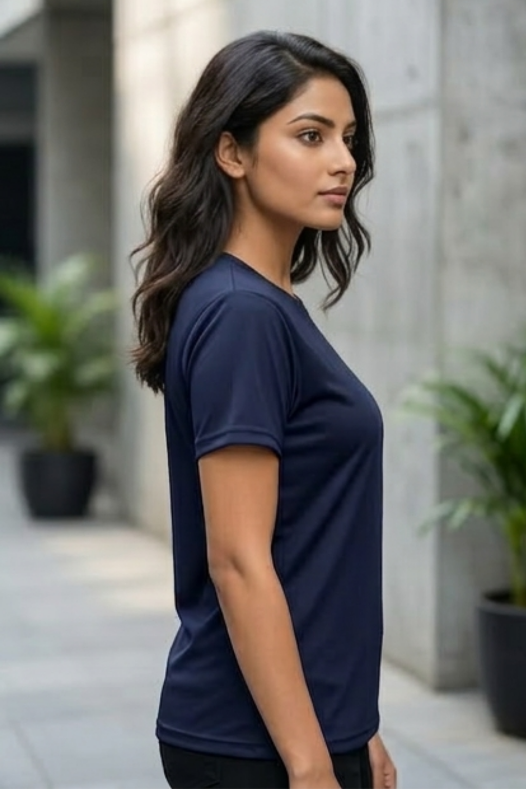 Navy Blue Women's Classic T-Shirt