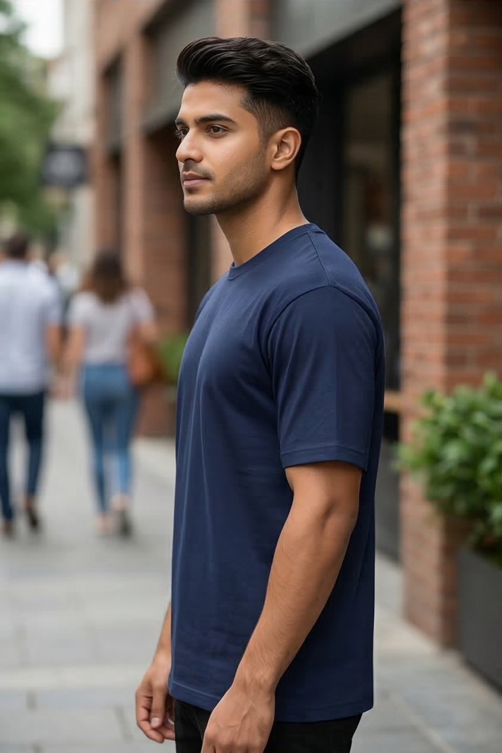 Navy Blue Classic Fit T-Shirt