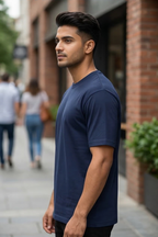 Navy Blue Classic Fit T-Shirt