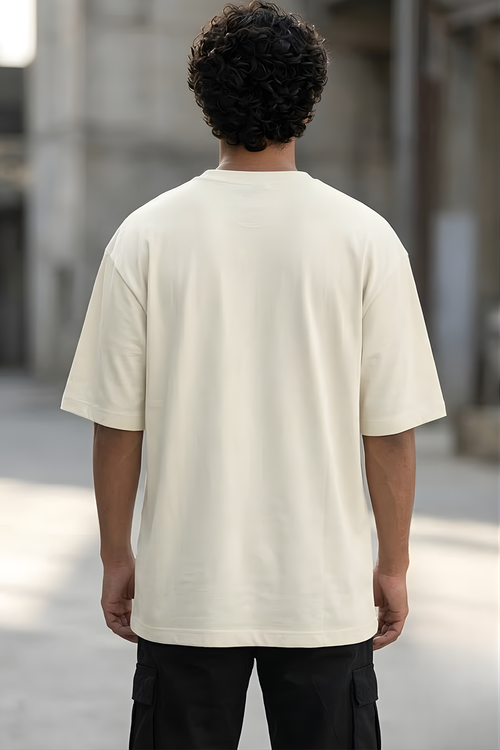 Off White Oversized Classic T-Shirt