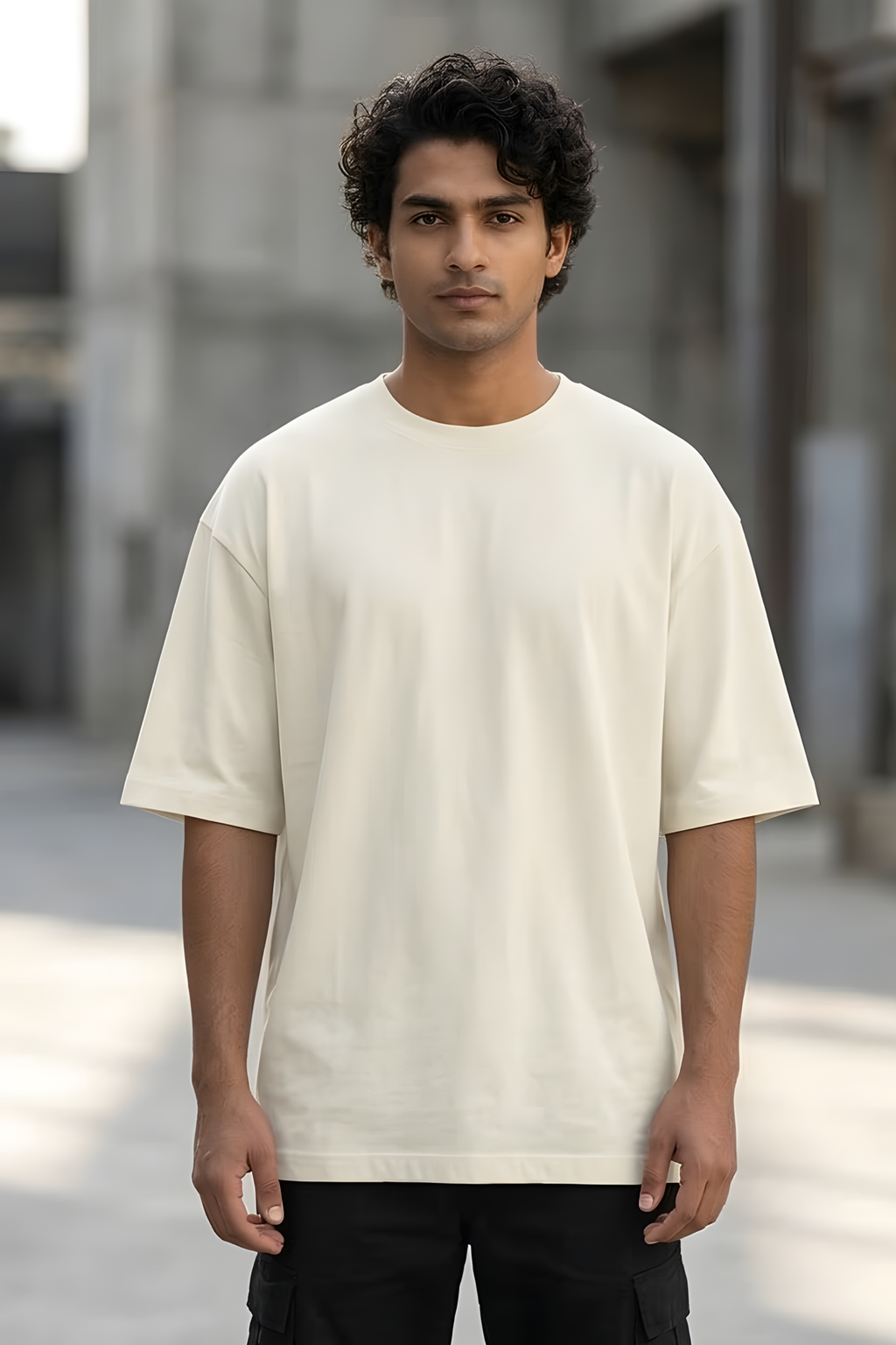 Off White Oversized Classic T-Shirt