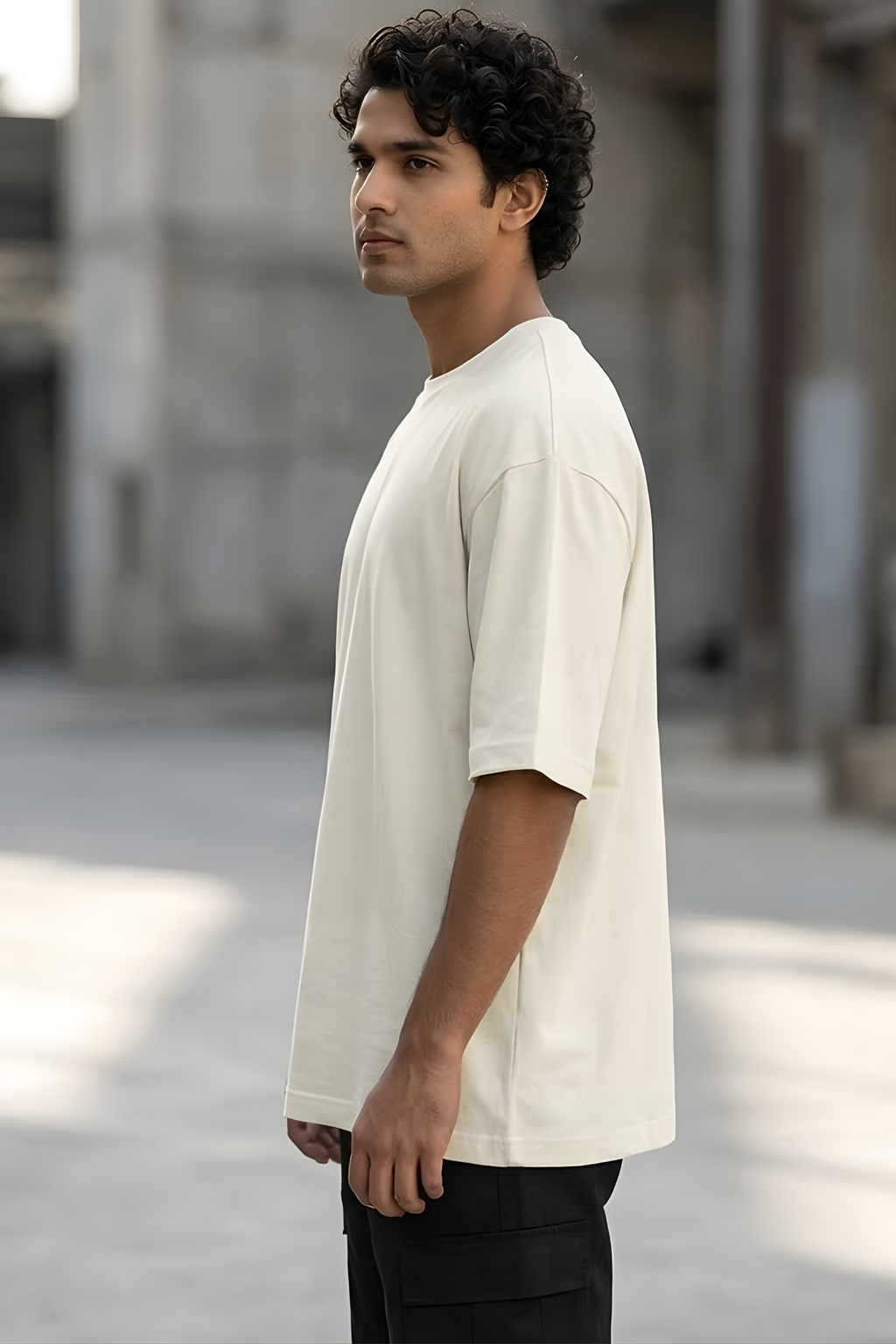 Off White Oversized Classic T-Shirt