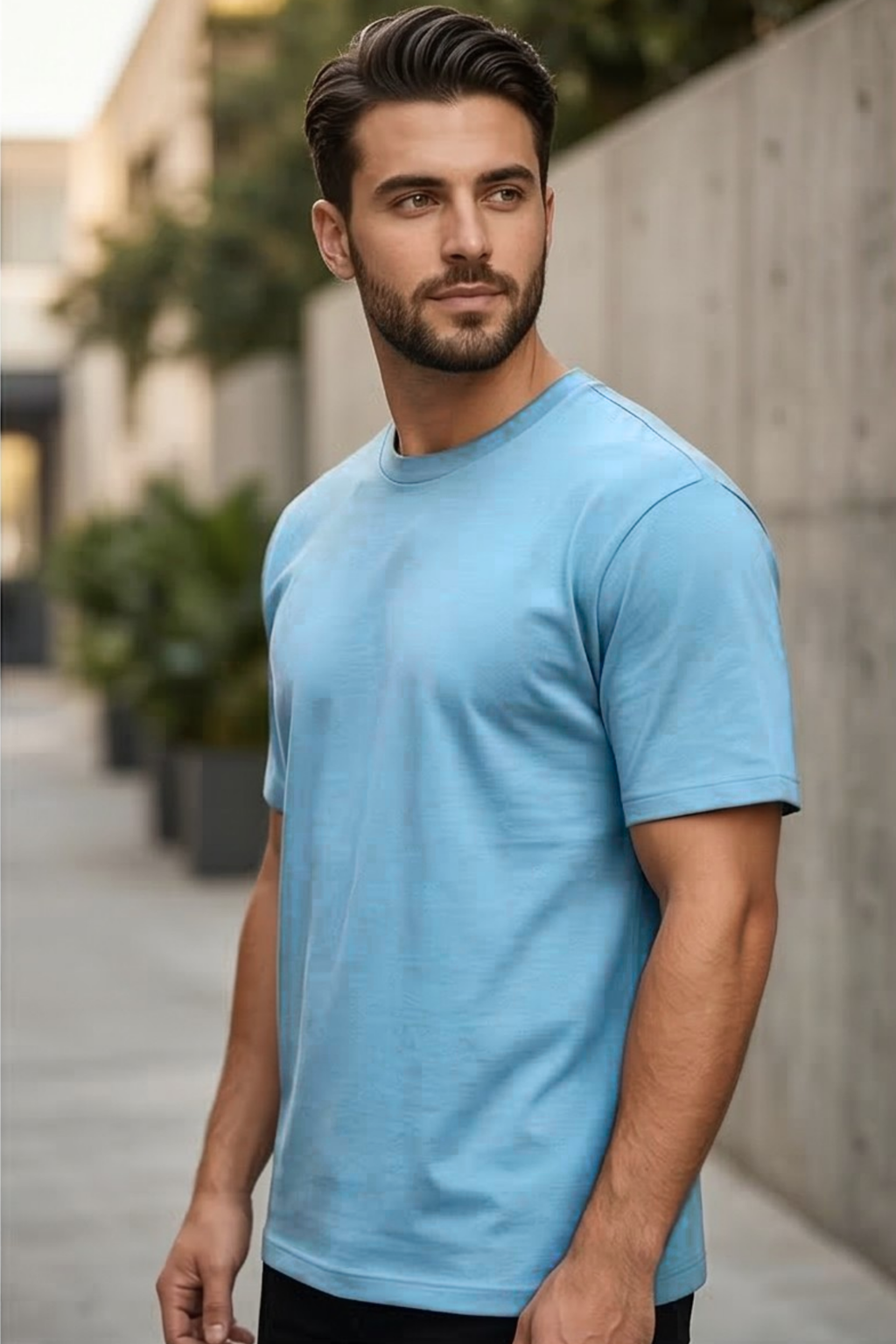 Baby Blue Classic Fit T-Shirt