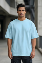 Baby Blue Oversized Classic T-Shirt