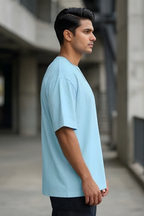 Baby Blue Oversized Classic T-Shirt