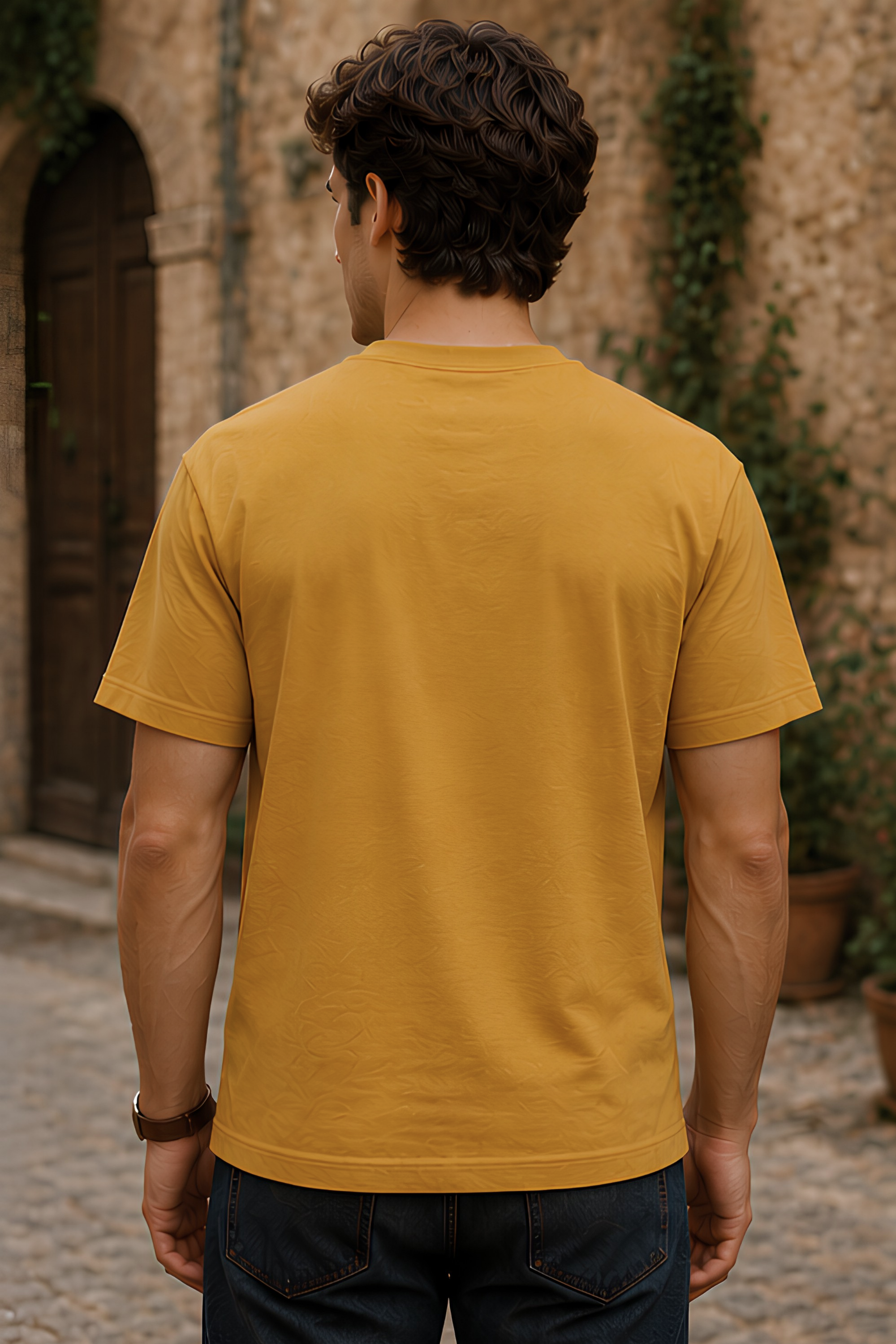 Mustard Yellow Classic Fit T-Shirt