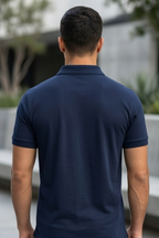 Navy Blue Men's Polo
