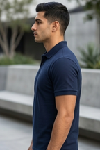 Navy Blue Men's Polo