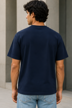 Navy Blue Stretch T-shirt