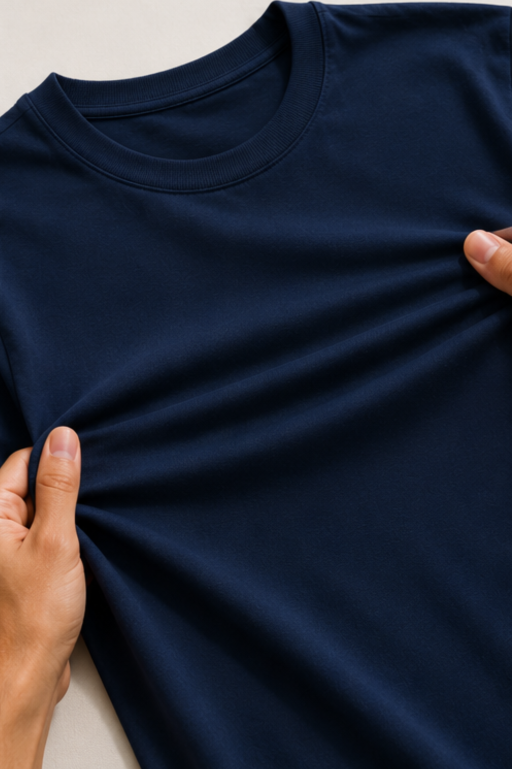Navy Blue Stretch T-shirt
