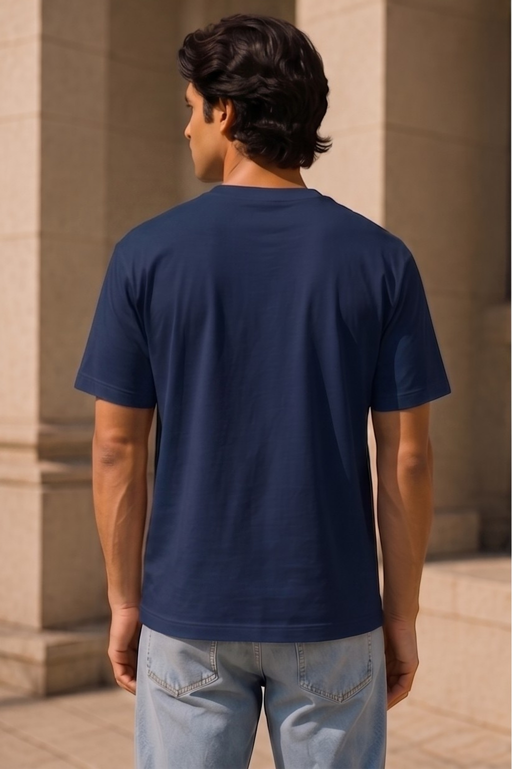 Navy Blue Supima T-Shirt