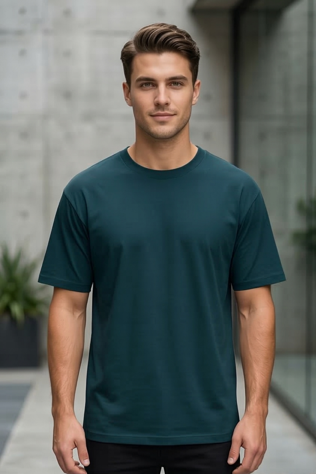 Petrol Blue Classic Fit T-Shirt