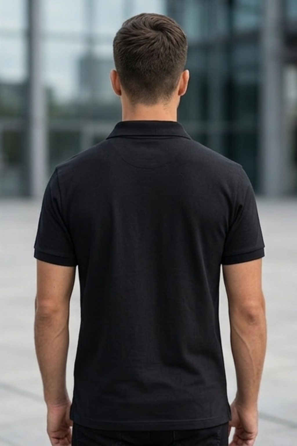 Black Men's Polo