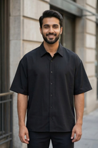 Black Oversized Shirt
