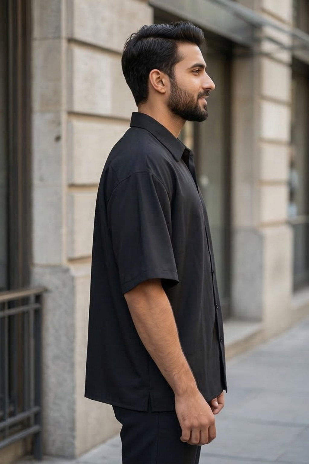 Black Oversized Shirt
