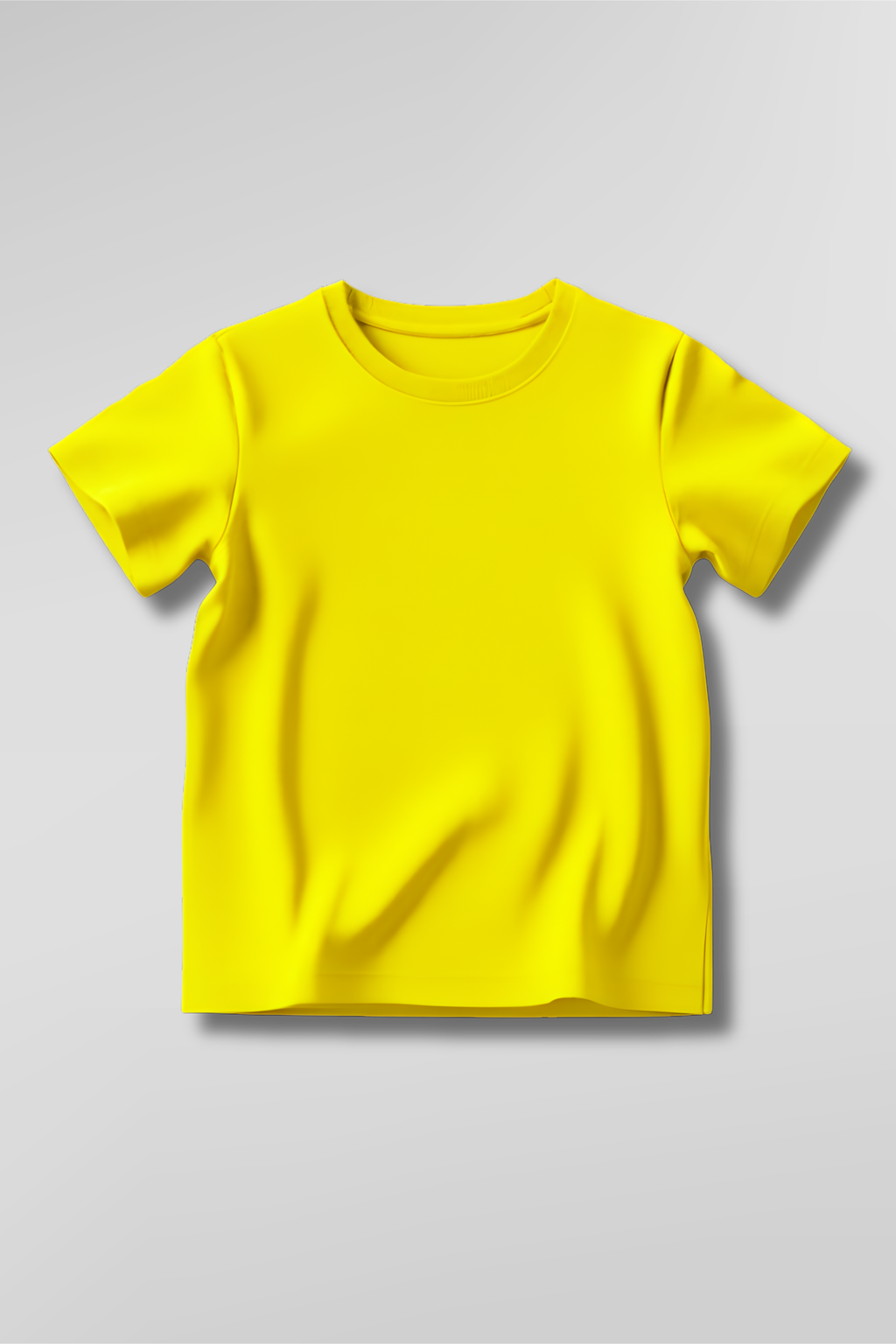 New Yellow Kid's Crew Neck T-Shirt