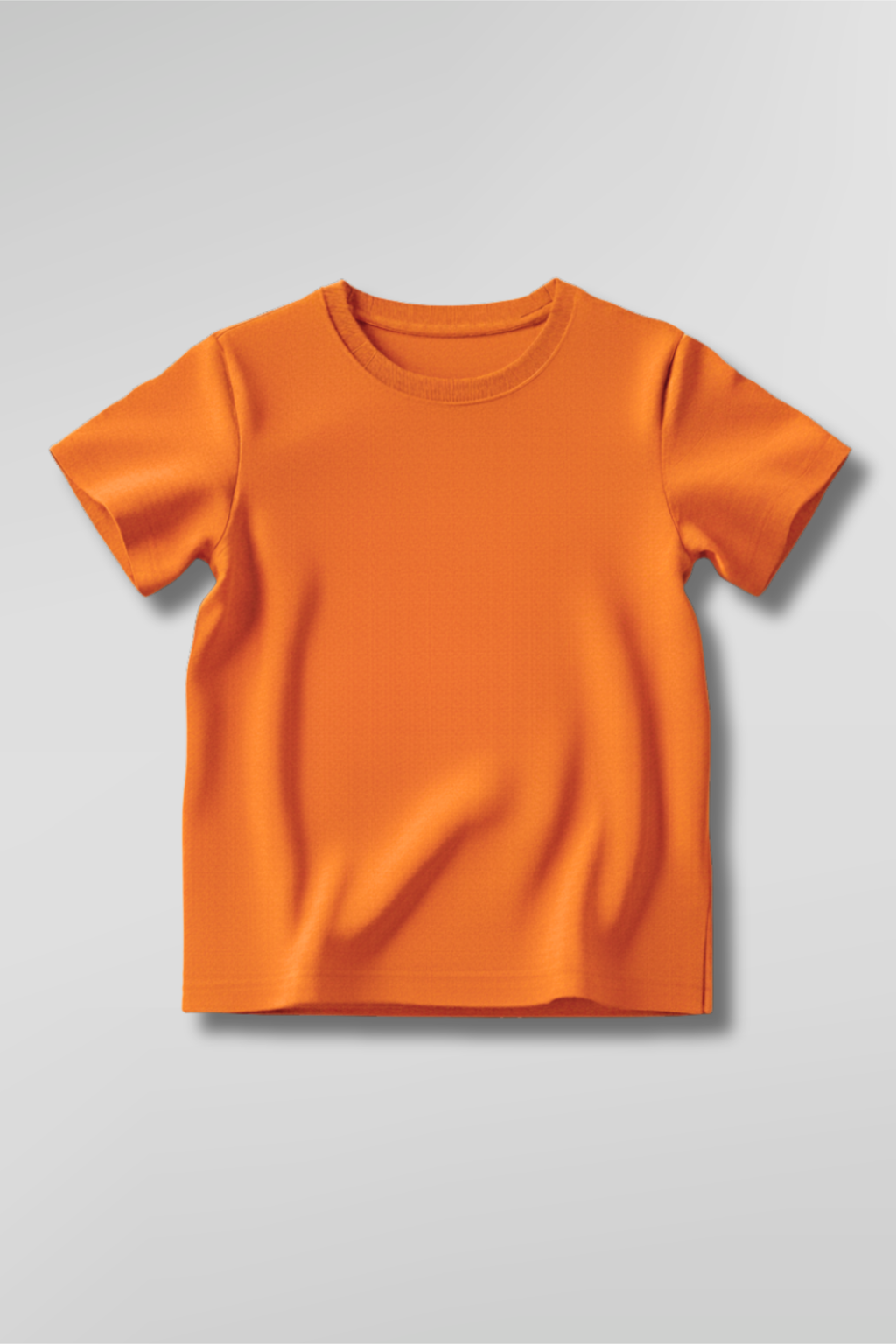 Orange Kid's Crew Neck T-Shirt