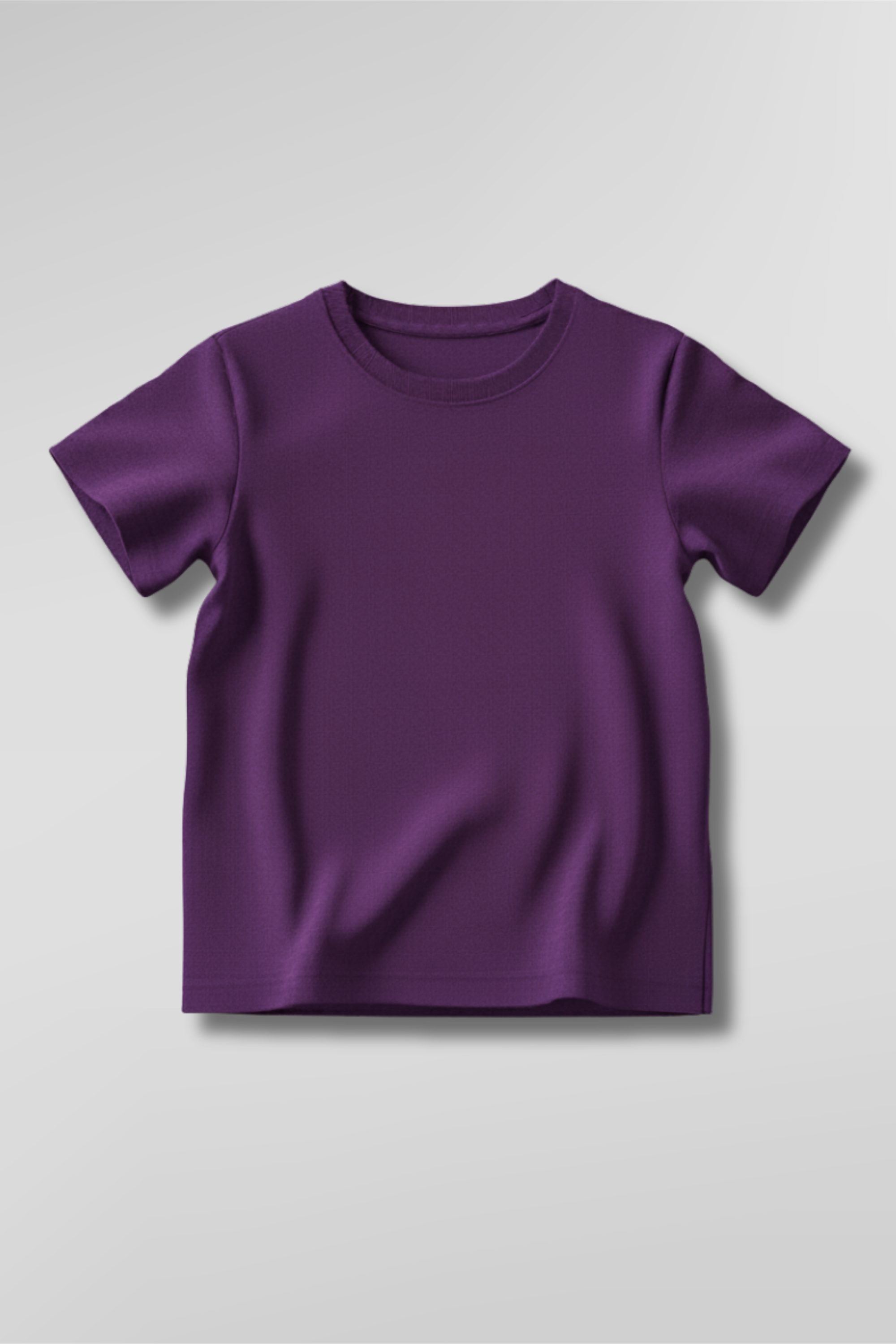 Purple Kid's Crew Neck T-Shirt