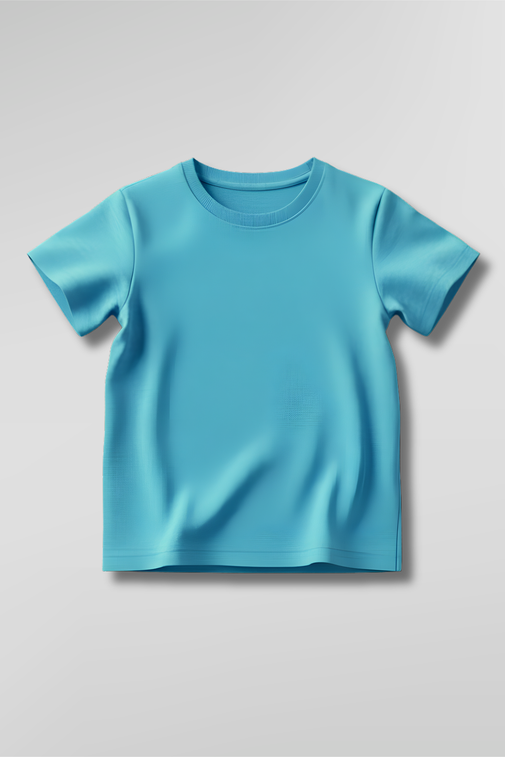 Sky Blue Kid's Crew Neck T-Shirt