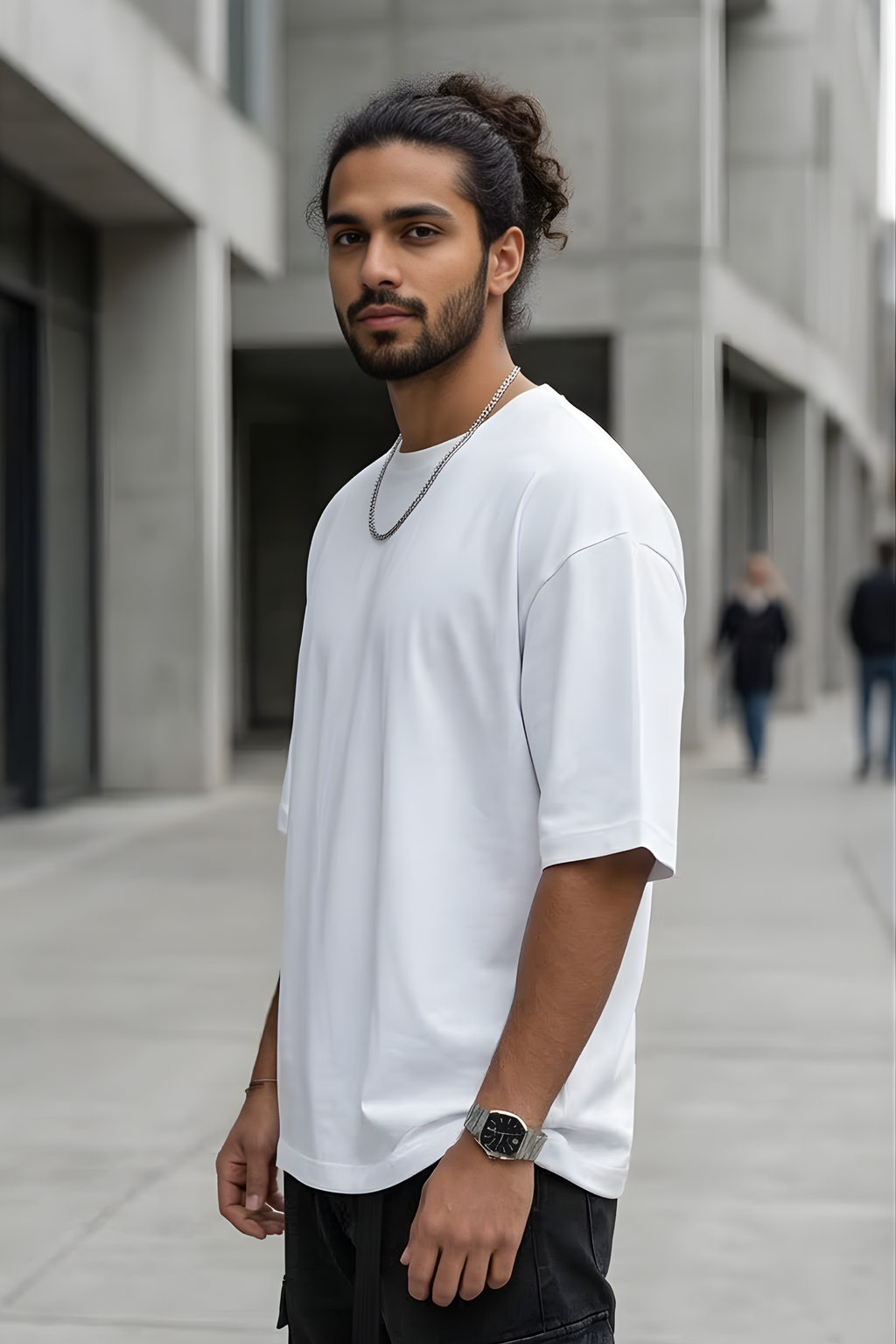 White Oversized Classic T-Shirt