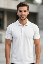 White Men's Polo