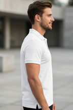 White Men's Polo