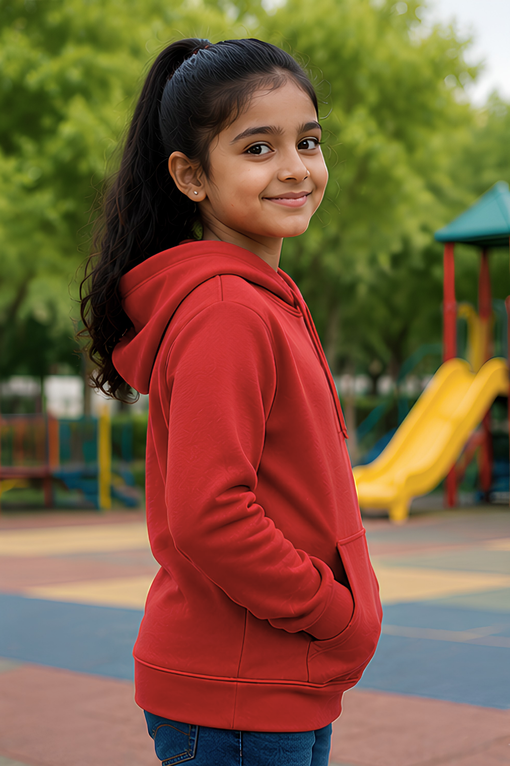 Red Kids Hoodie