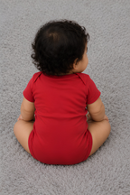 Red Kids Rompers