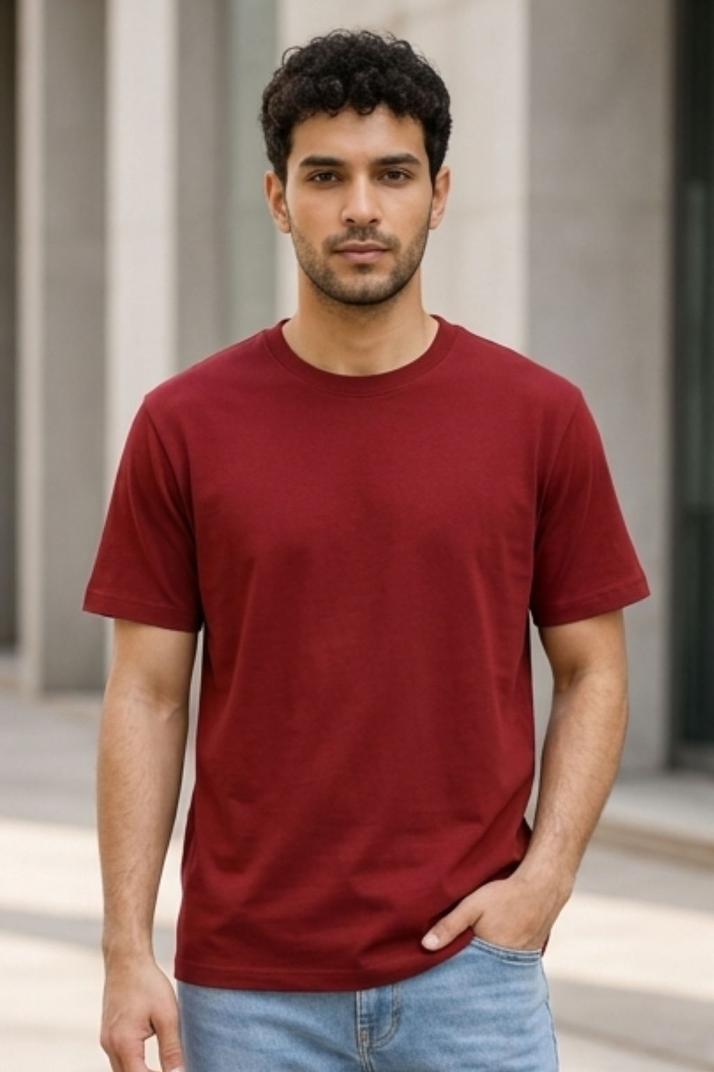 Red Stretch T-shirt